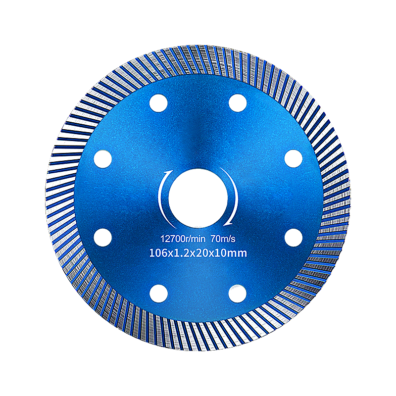 106mm Ultra Thin Brilliant Blue Ceramic Saw Blade