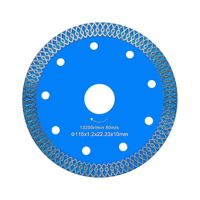 115mm Sky Blue Turbo Ceramic Saw Blade