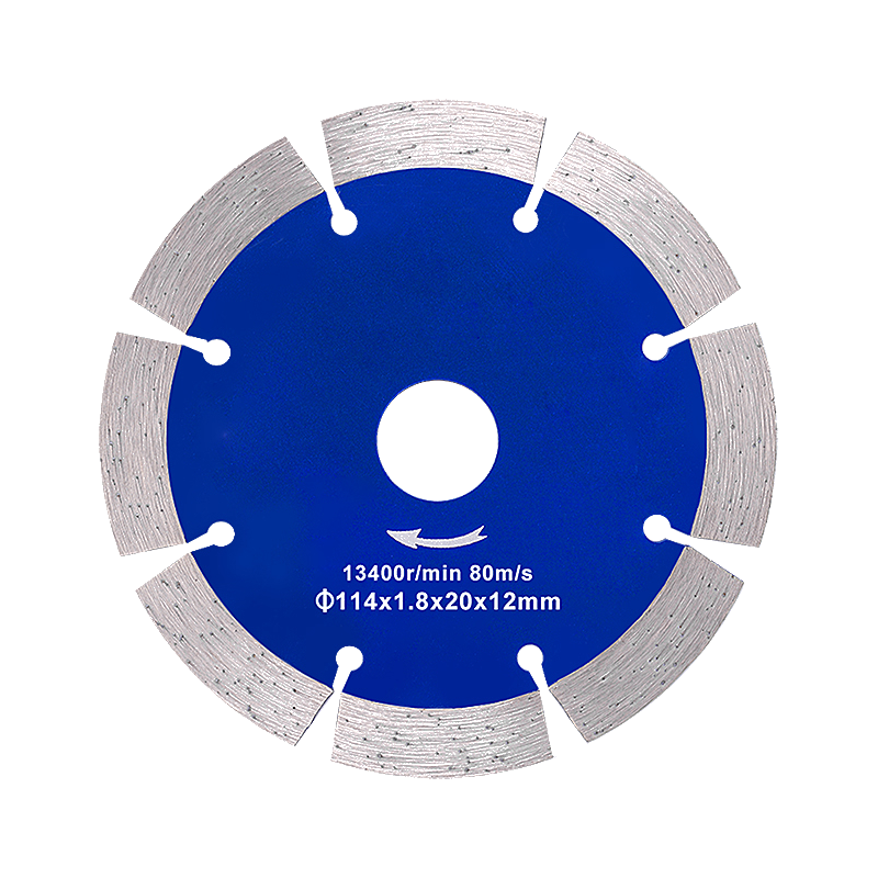 114mm Blue Segmented Dry Cutting Blade