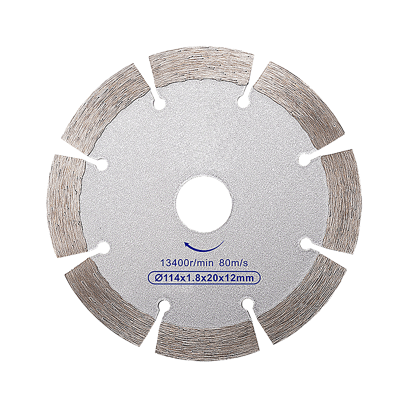 114mm Silver Segmented Dry Cutting Blade V2