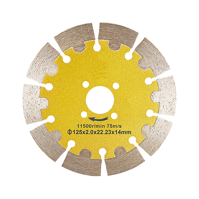 125mm Golden Protected Tooth Dry Cutting Blade