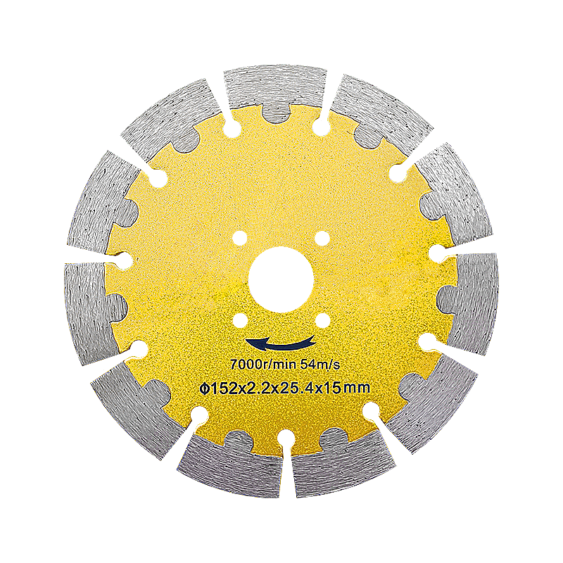 152mm Golden Protected Tooth Dry Cutting Blade