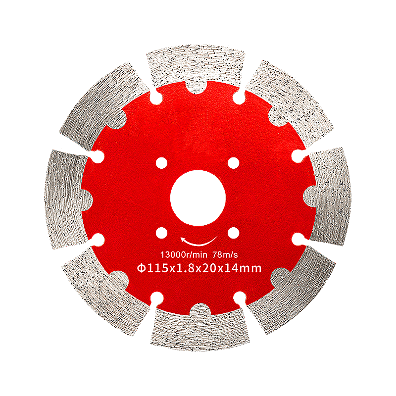 115mm Red Wear Resistant Protected Tooth Grooving Cutter