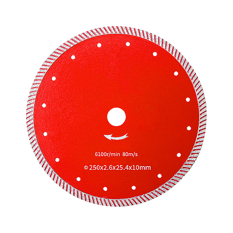 250mm Red Circular Partition Panel Saw Blade