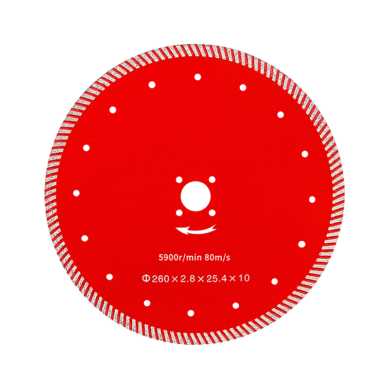 260mm Red Circular Partition Panel Saw Blade